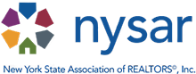 NYSAR - New York Association of REALTORS logo with text
